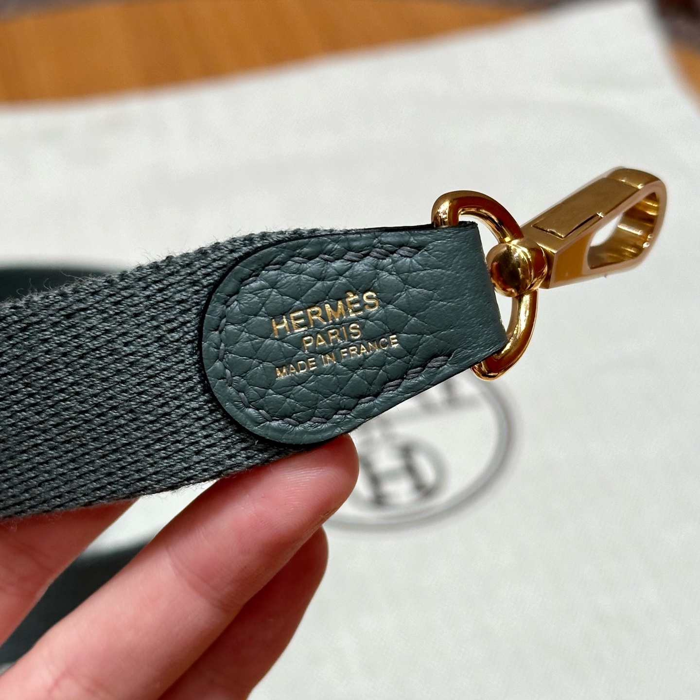 Hermès  Evelyne 16 Vert Amanda  Clemence