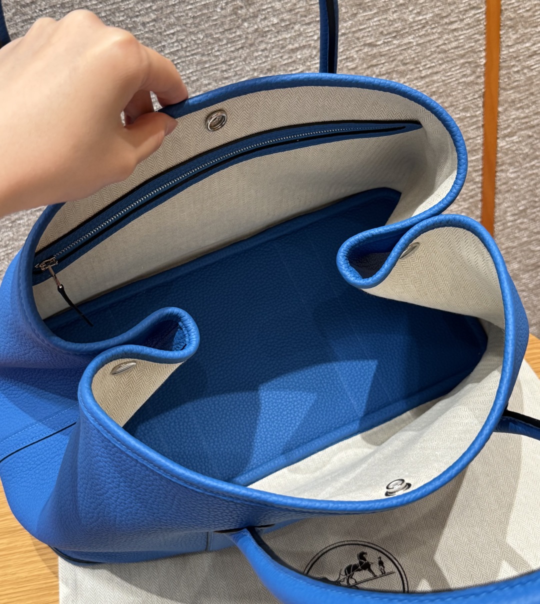 Hermès  Garden party 36  Blue Hydra Ntogo