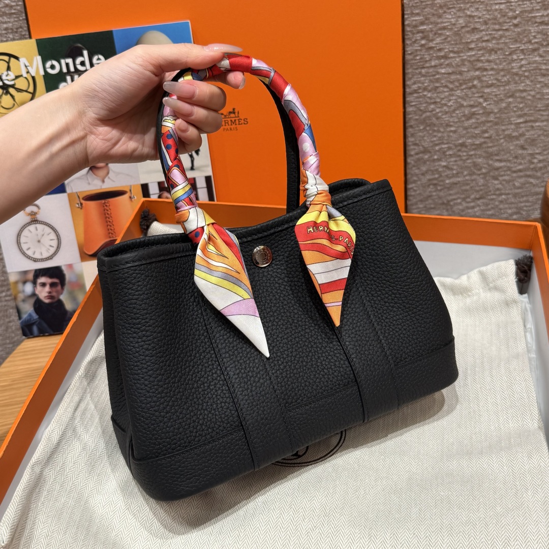 Hermès  Garden party 23  Noir Ntogo