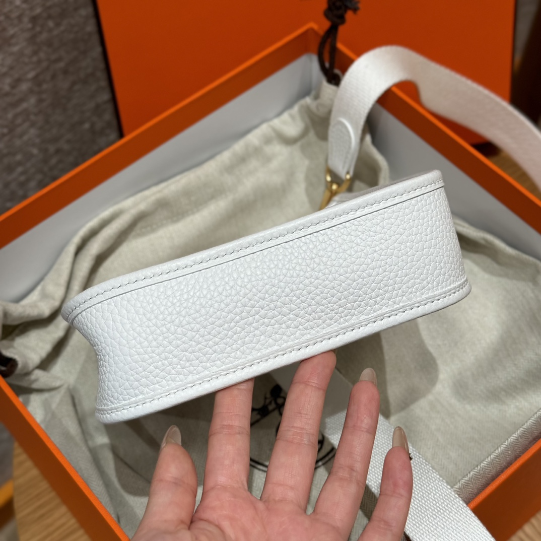 Hermès  Evelyne 16 Blanc Clemence