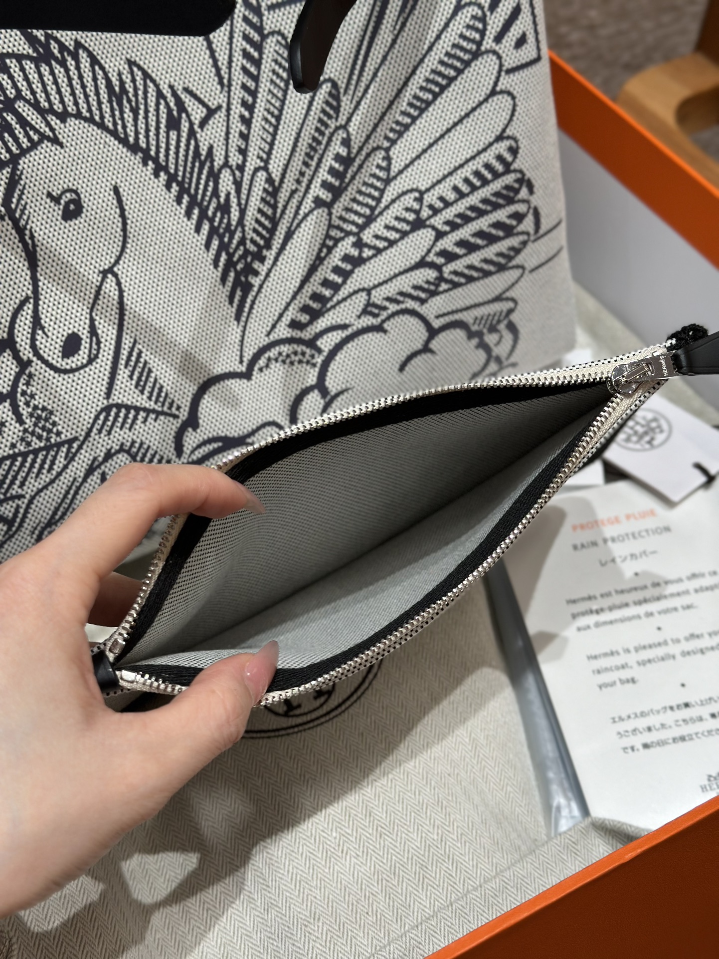 Hermès  Herbag 31 Black silver Pegasus Canvas and cowhide