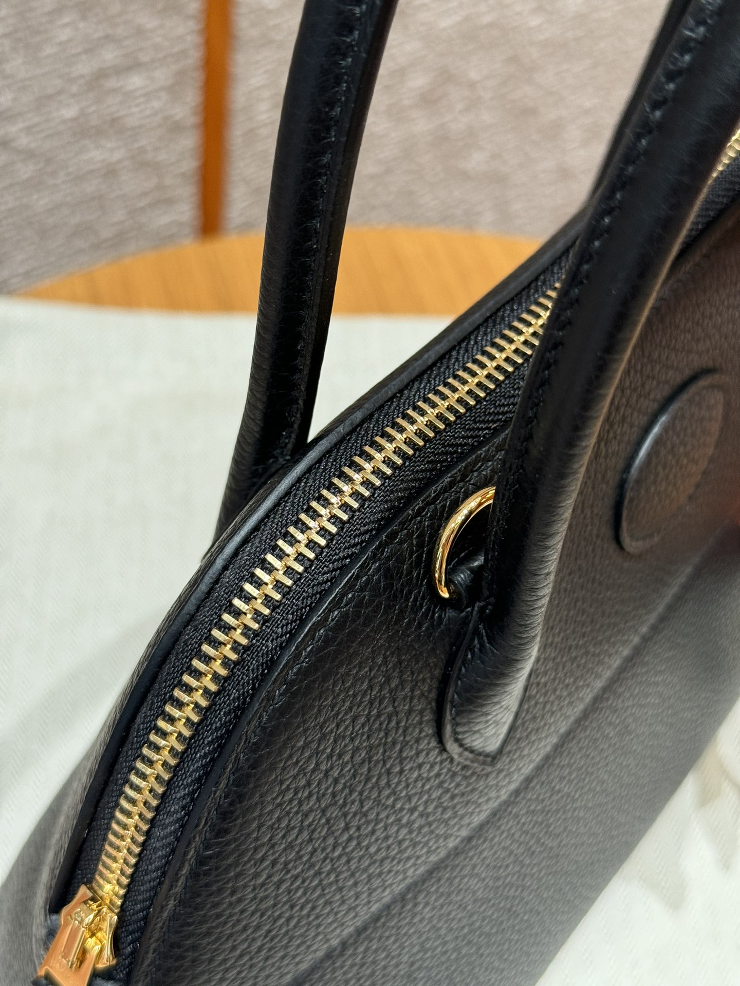 Hermès Bolide 27  Noir Clemence