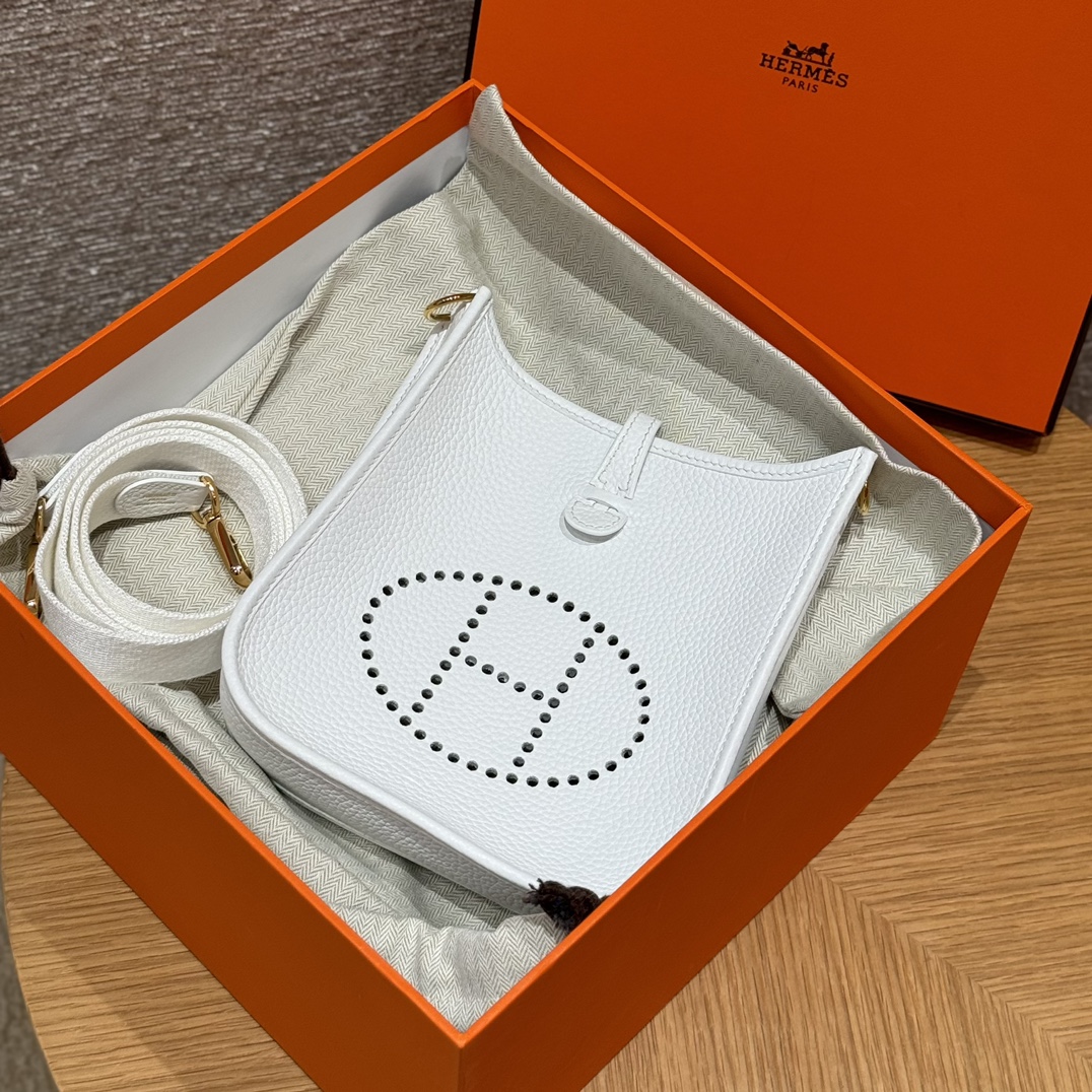 Hermès  Evelyne 16 Blanc Clemence