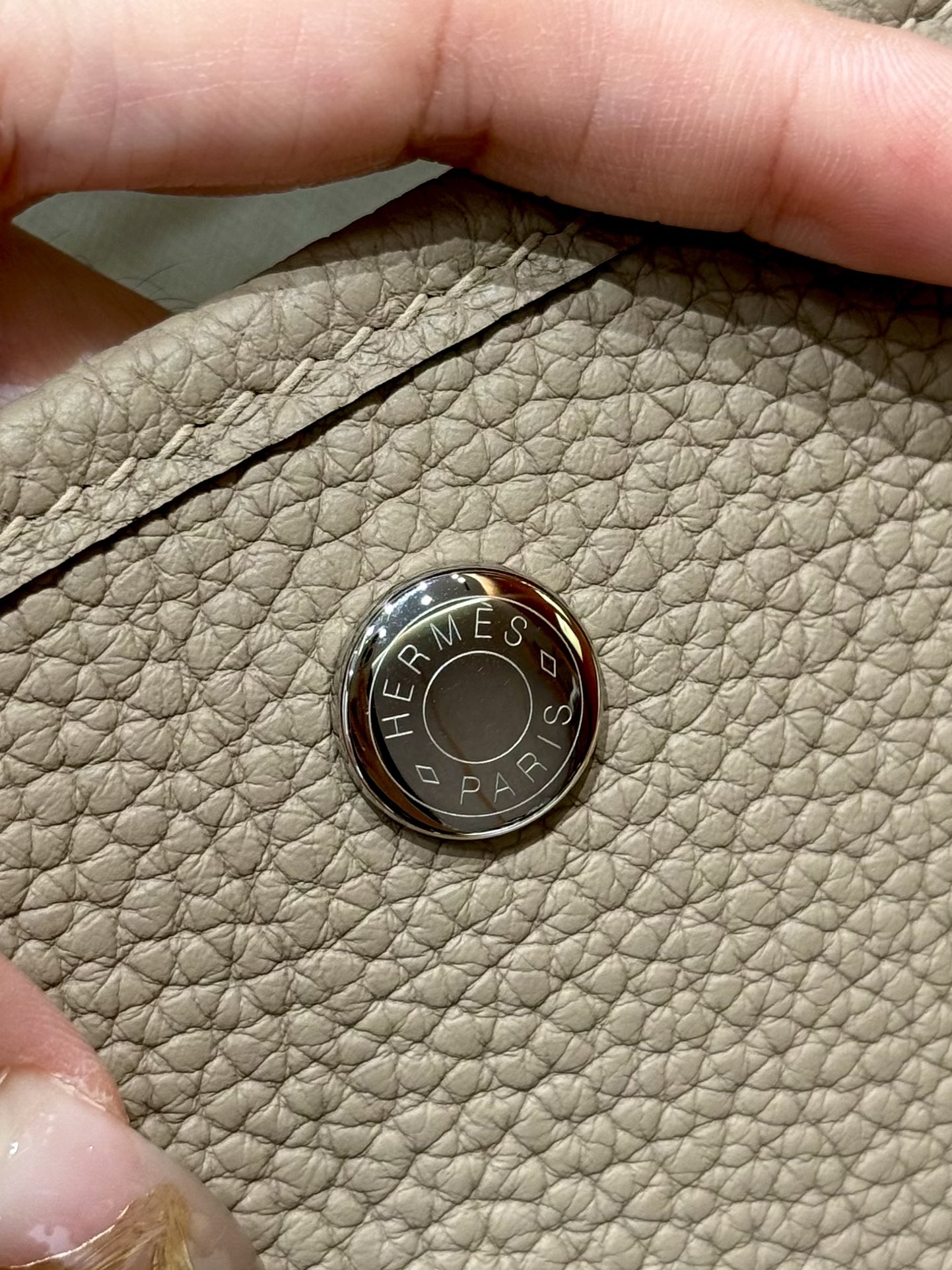 Hermès  Garden party 36 Gris tourtelle Ntogo