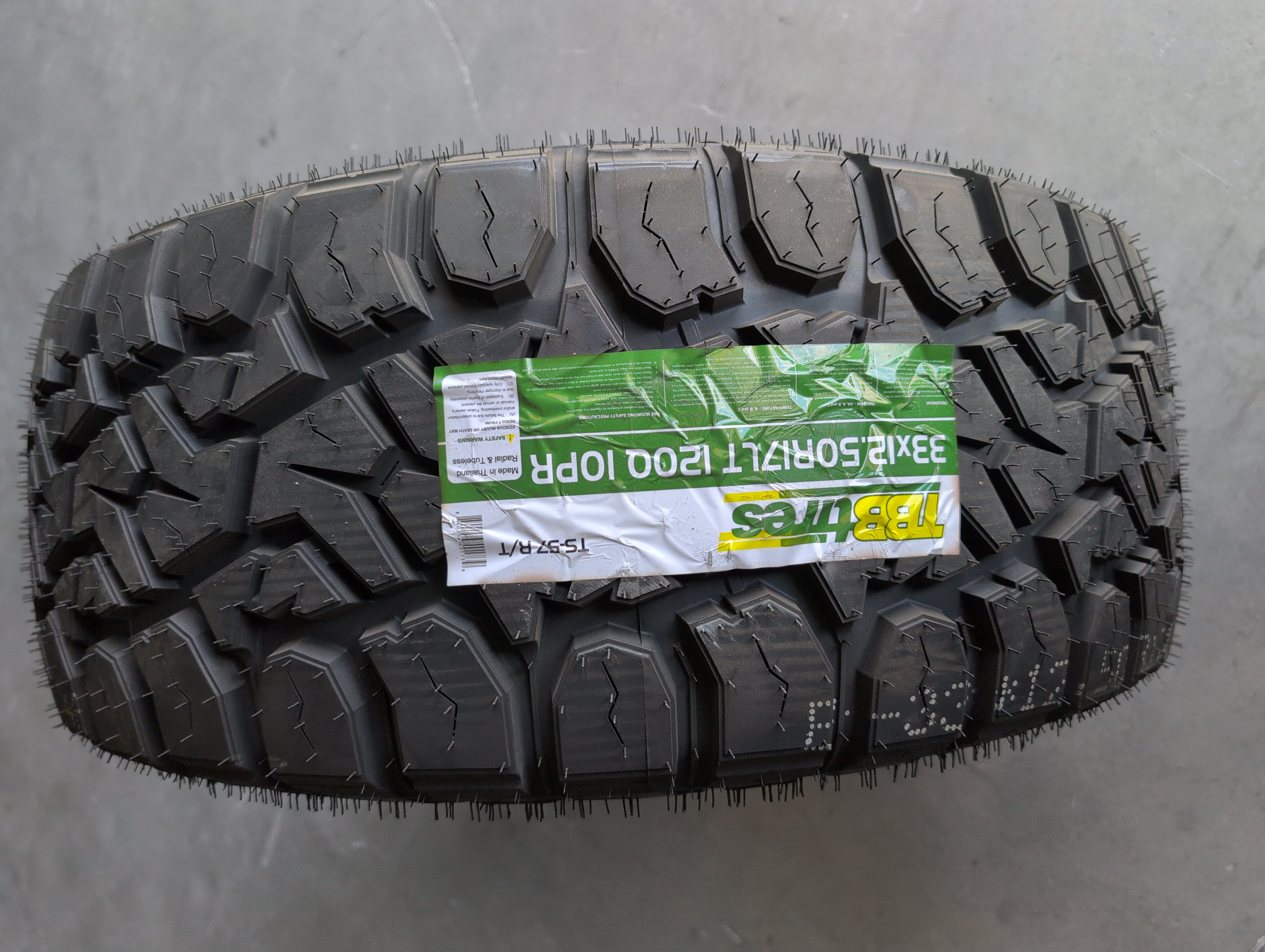 TBB TS-57 R/T:33x12.50R17,33x12.50R18,33x12.50R22,35x12.50R17,35x12.50R18,35x12.50R22,LT285/55R20,