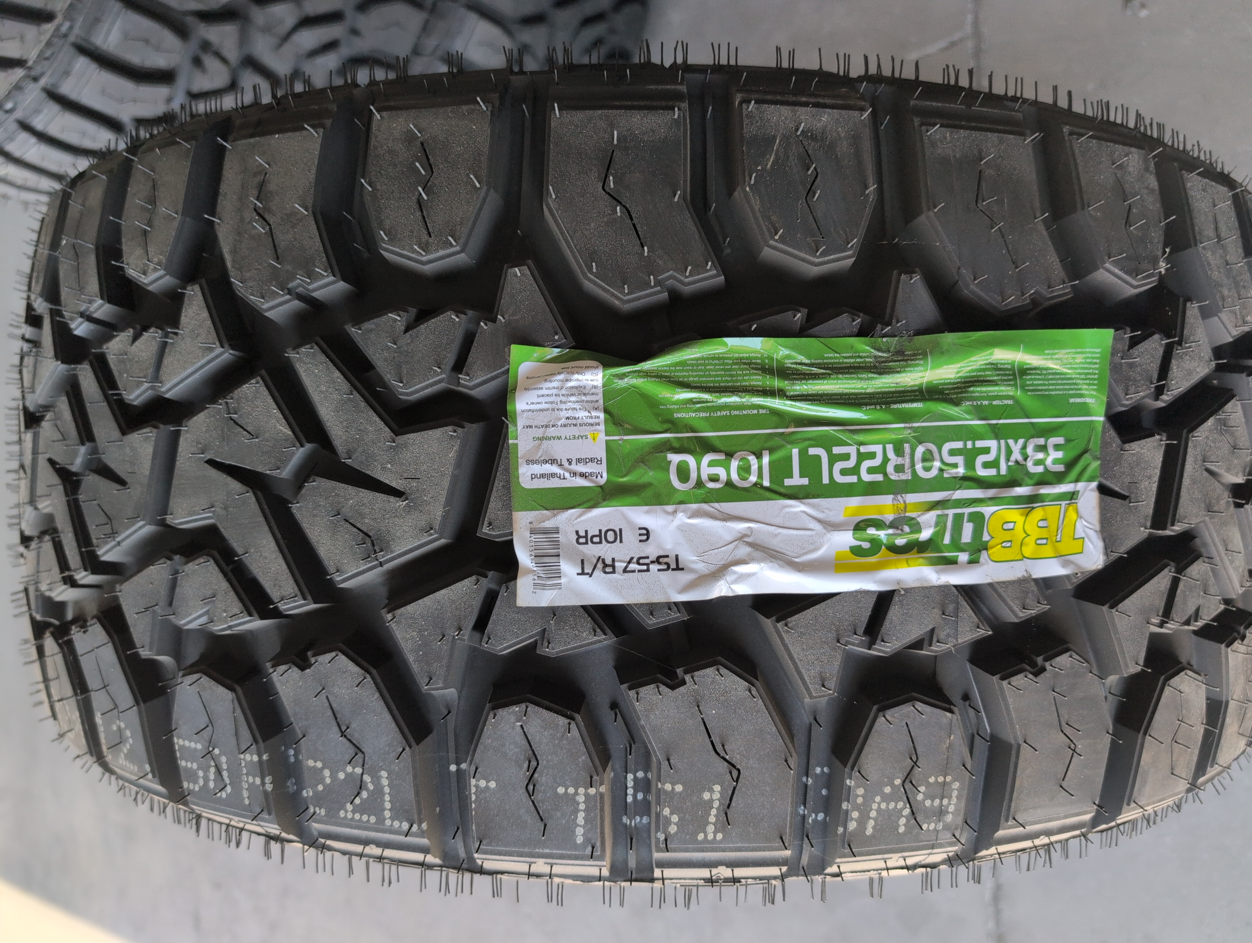 TBB TS-57 R/T:33x12.50R17,33x12.50R18,33x12.50R22,35x12.50R17,35x12.50R18,35x12.50R22,LT285/55R20,