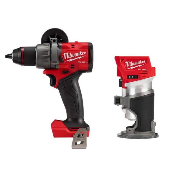 2904-20-2723-20 M18 18V Lithium-Ion Brushless Cordless 1/2 in. Hammer Drill/Driver w/Compact Router