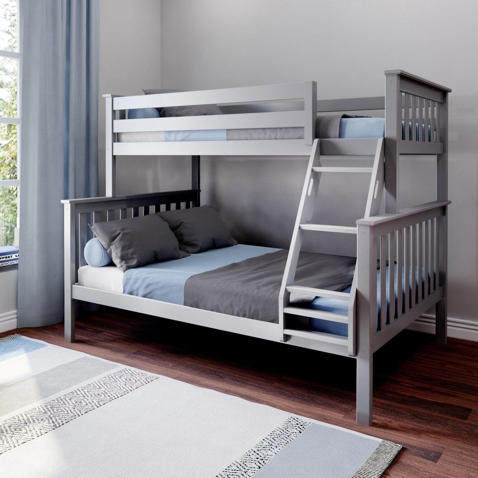 🎄Store Closing Sale💖Kid's Twin Over Full-Size Bunk Bed