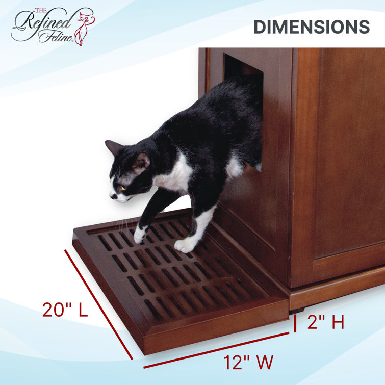 Litter Catch - Designed To Accompany The Refined Litter Box Enclosure Cabinet, Catches Stray Litter