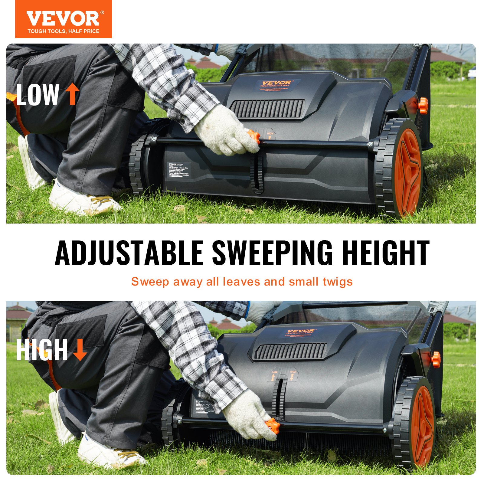 Push Lawn Sweeper
