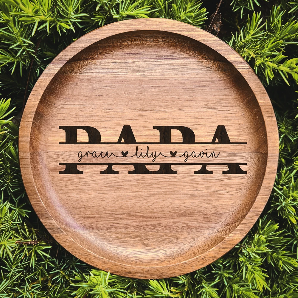 Custom Engraving Walnut Wood Tray