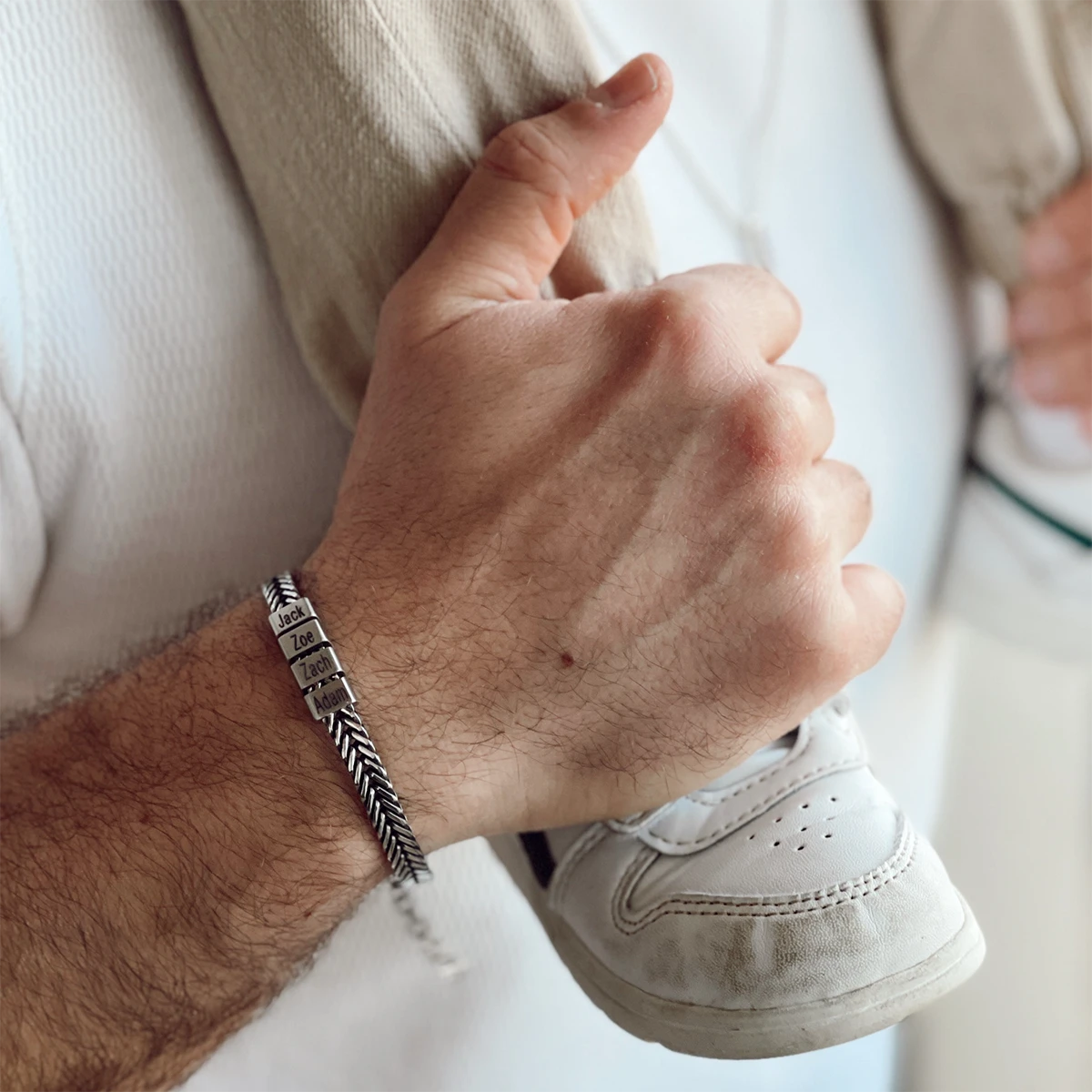 Personalize Daddy Bracelet with Kids Names