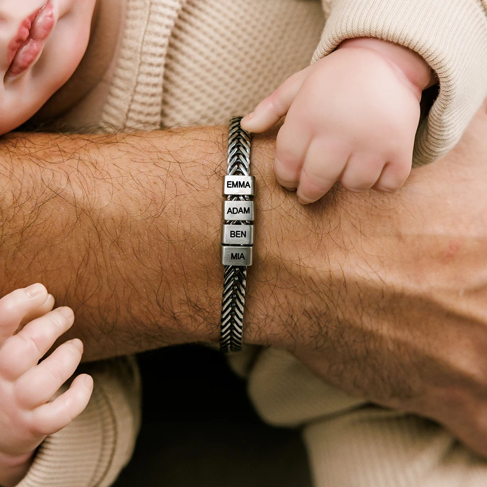 Personalize Daddy Bracelet with Kids Names