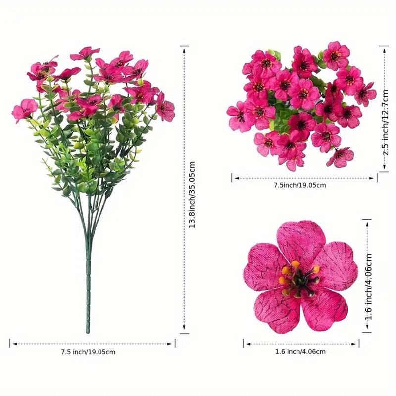 UV Resistant Colorful Fake Flower