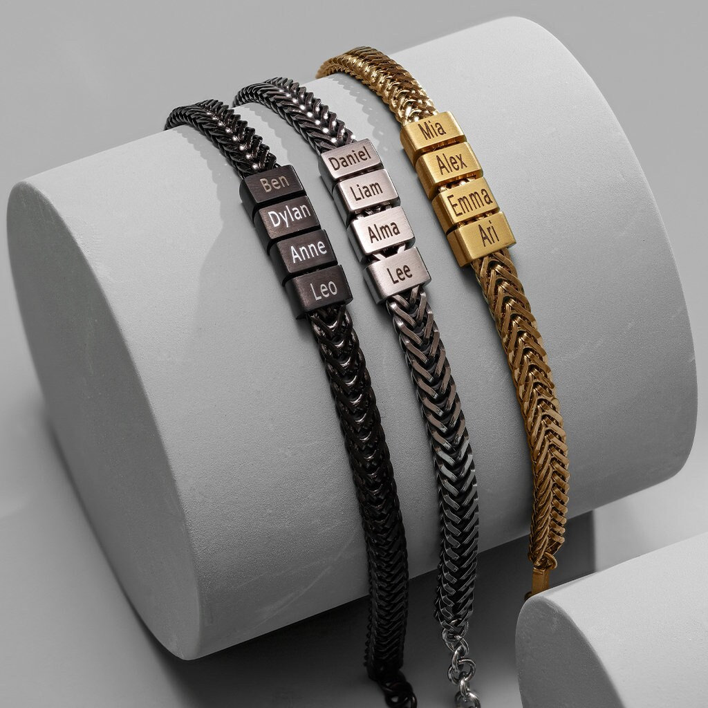 Personalize Daddy Bracelet with Kids Names