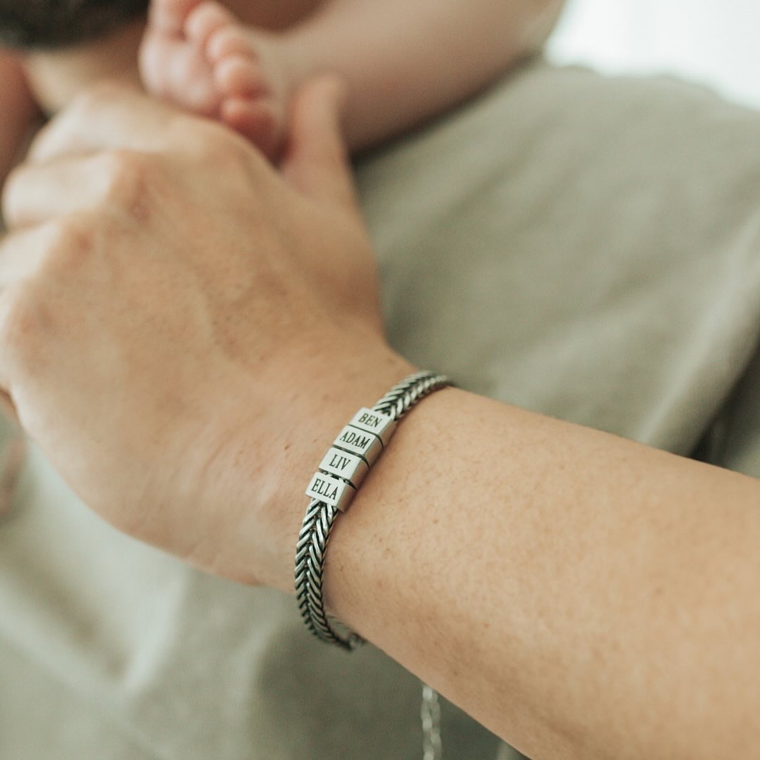 Personalize Daddy Bracelet with Kids Names