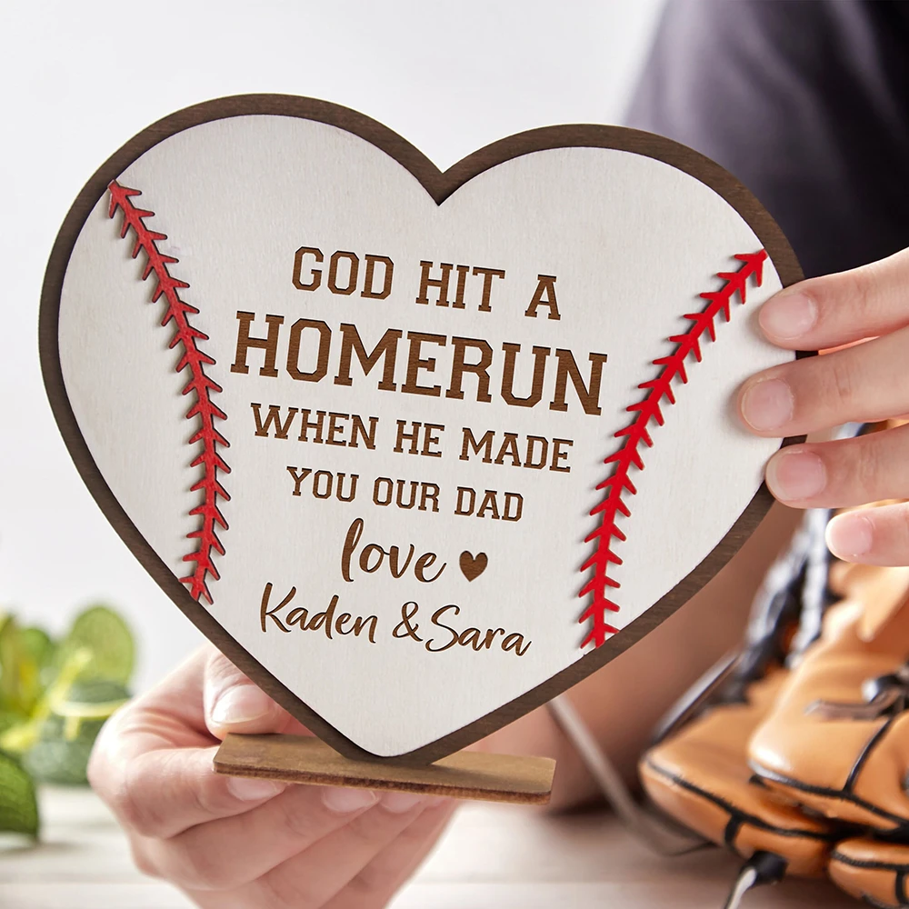 Custom Baseball & Softball Wood Sign
