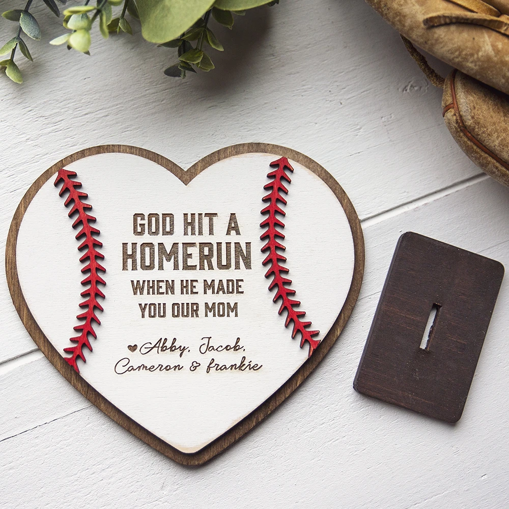 Custom Baseball & Softball Wood Sign