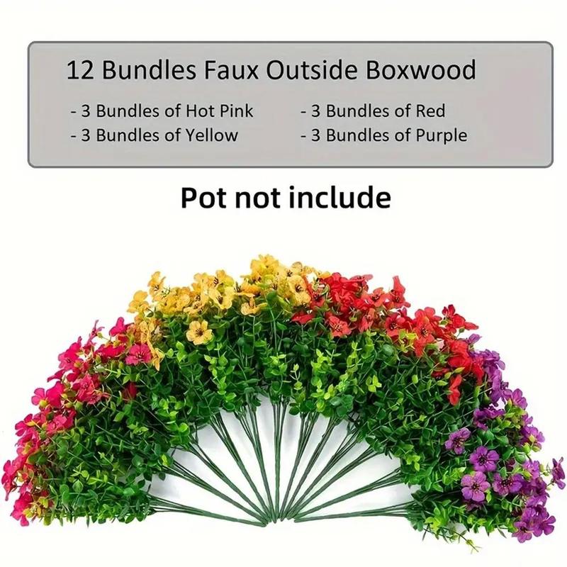 UV Resistant Colorful Fake Flower