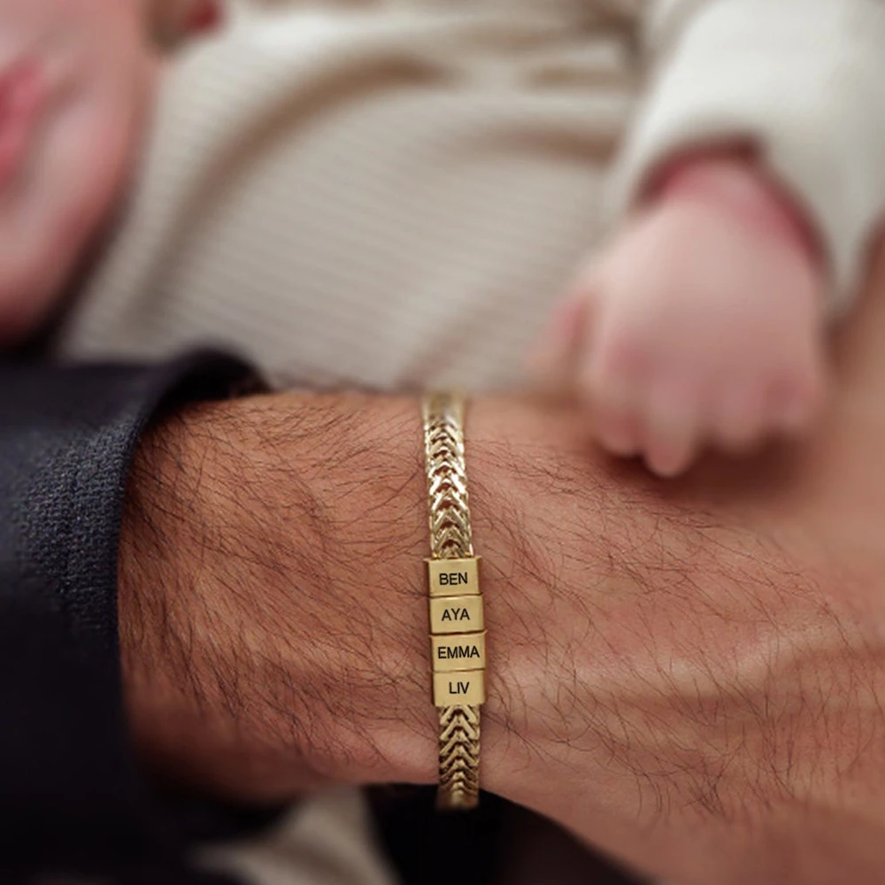 Personalize Daddy Bracelet with Kids Names