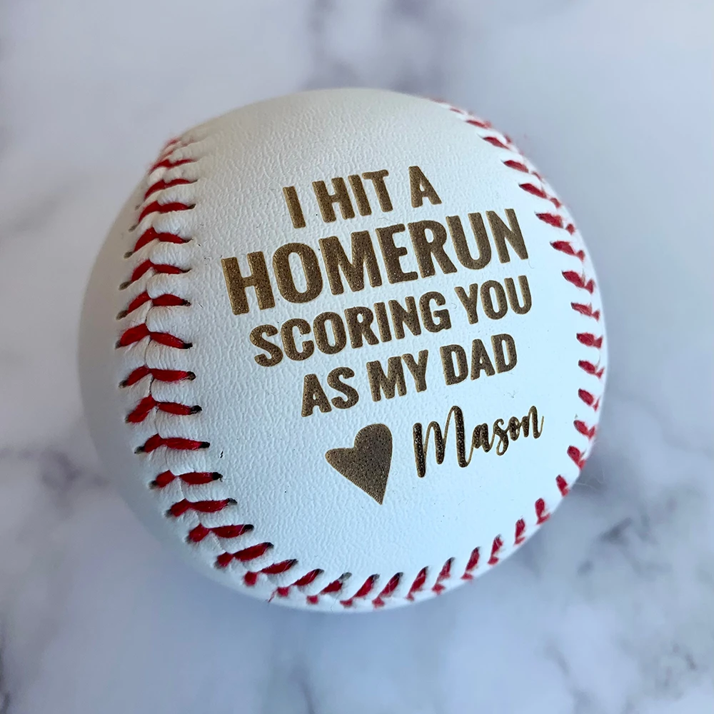 Personalized Baseball Softball for Father's Day