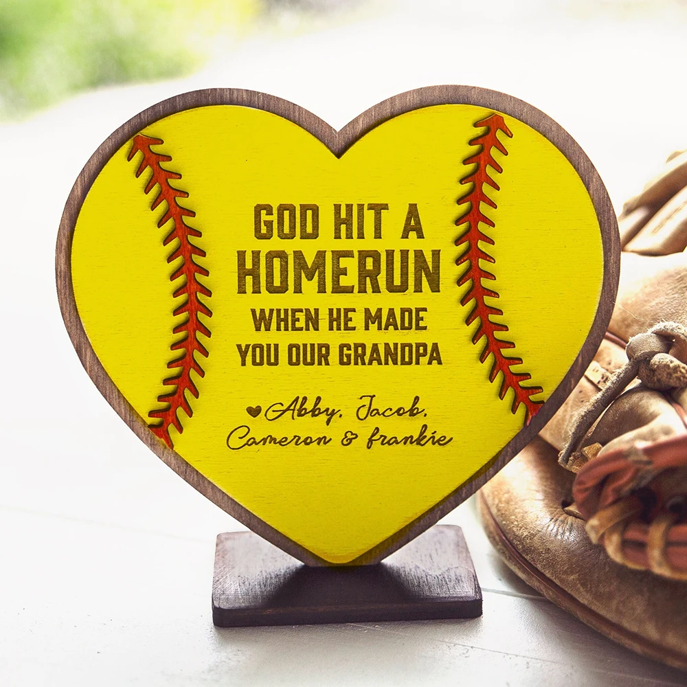 Custom Baseball & Softball Wood Sign