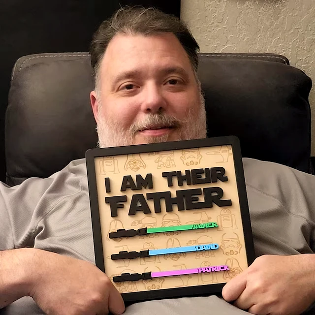 I Am Their Father Sign Personalized Gift for Dad
