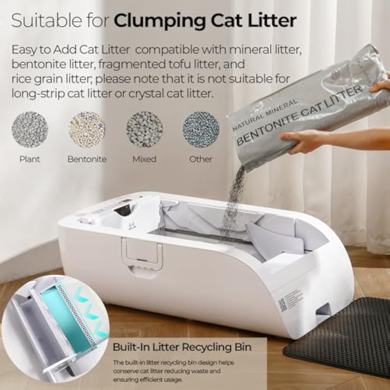 No-top Automatic Cat Litter Box