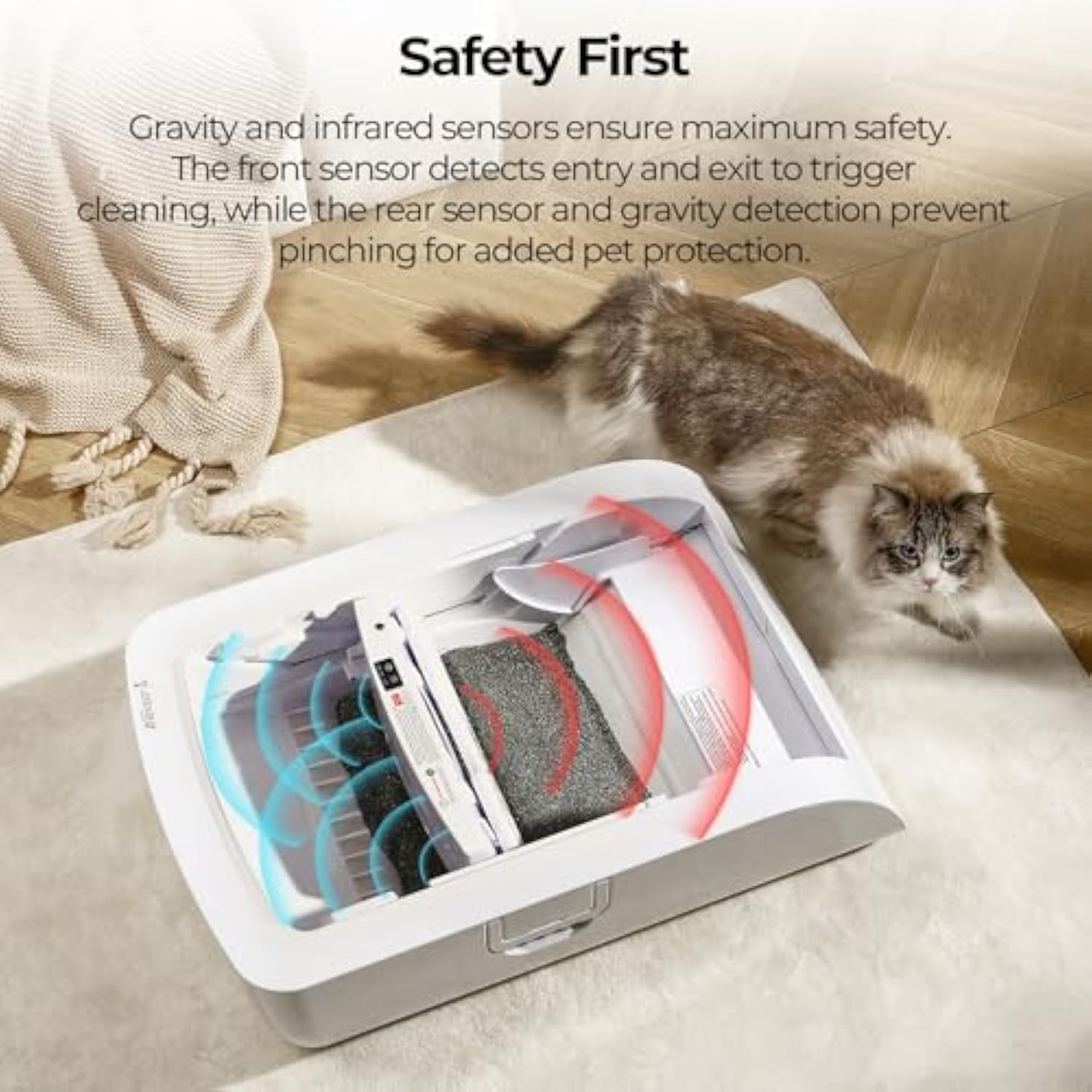 No-top Automatic Cat Litter Box