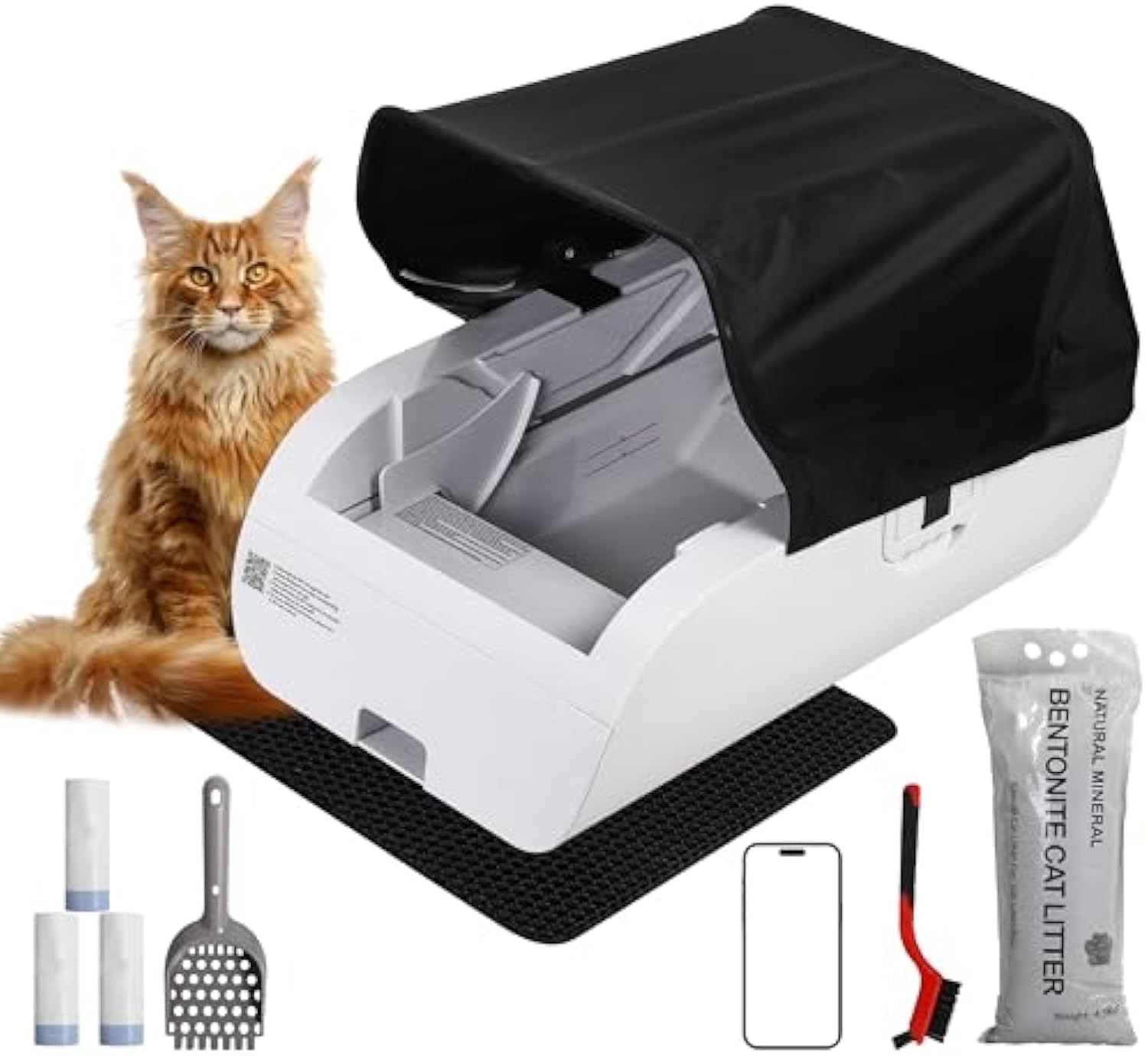 No-top Automatic Cat Litter Box