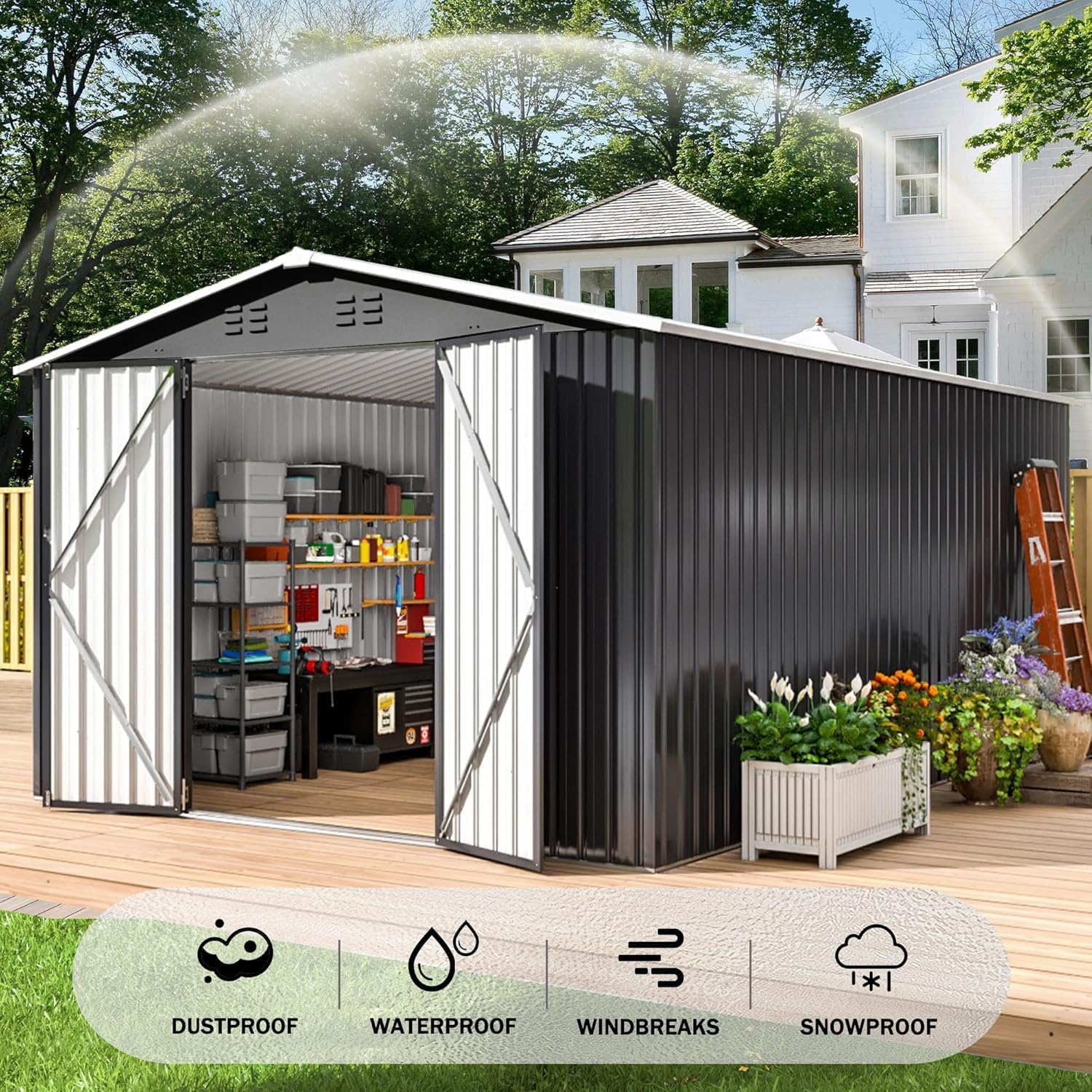 10 x 14 FT Outdoor Storage Shed