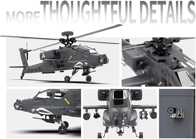 F11S Apache AH-64 GPS Stabilized RC Helicopter