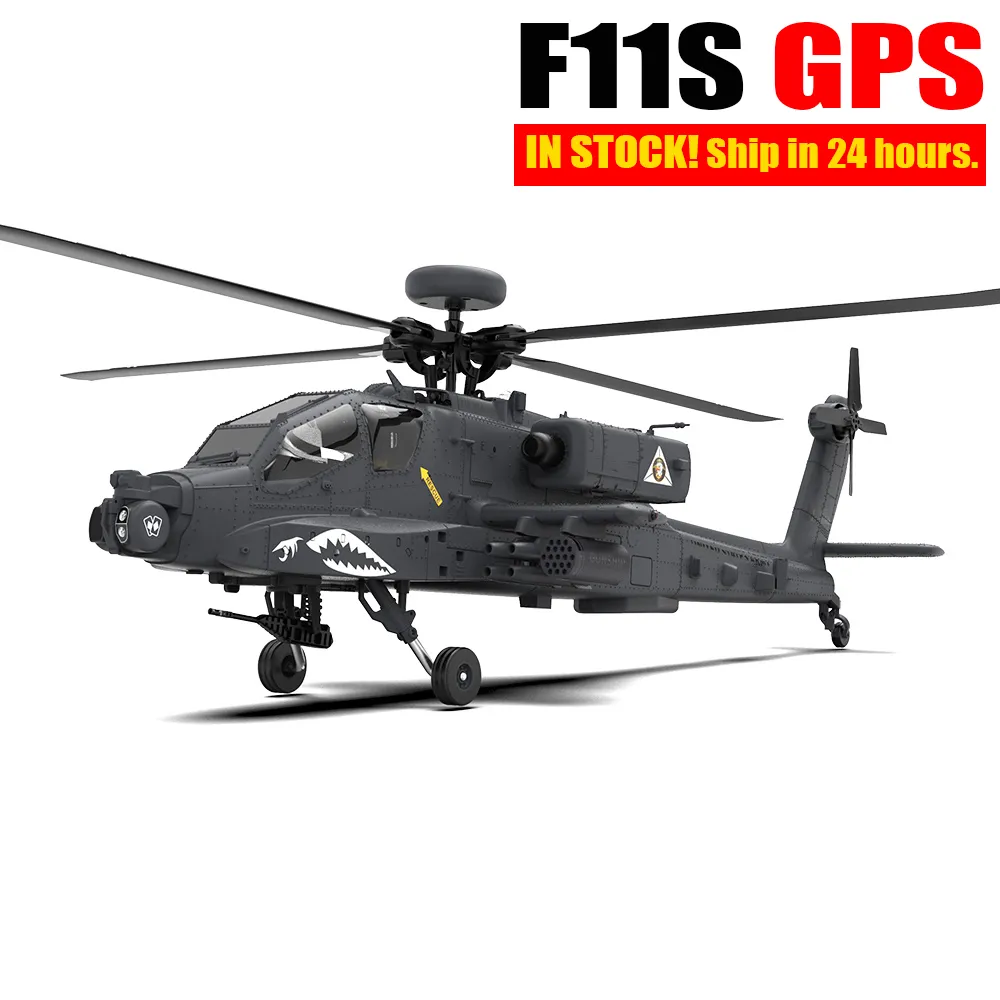 F11S Apache AH-64 GPS Stabilized RC Helicopter