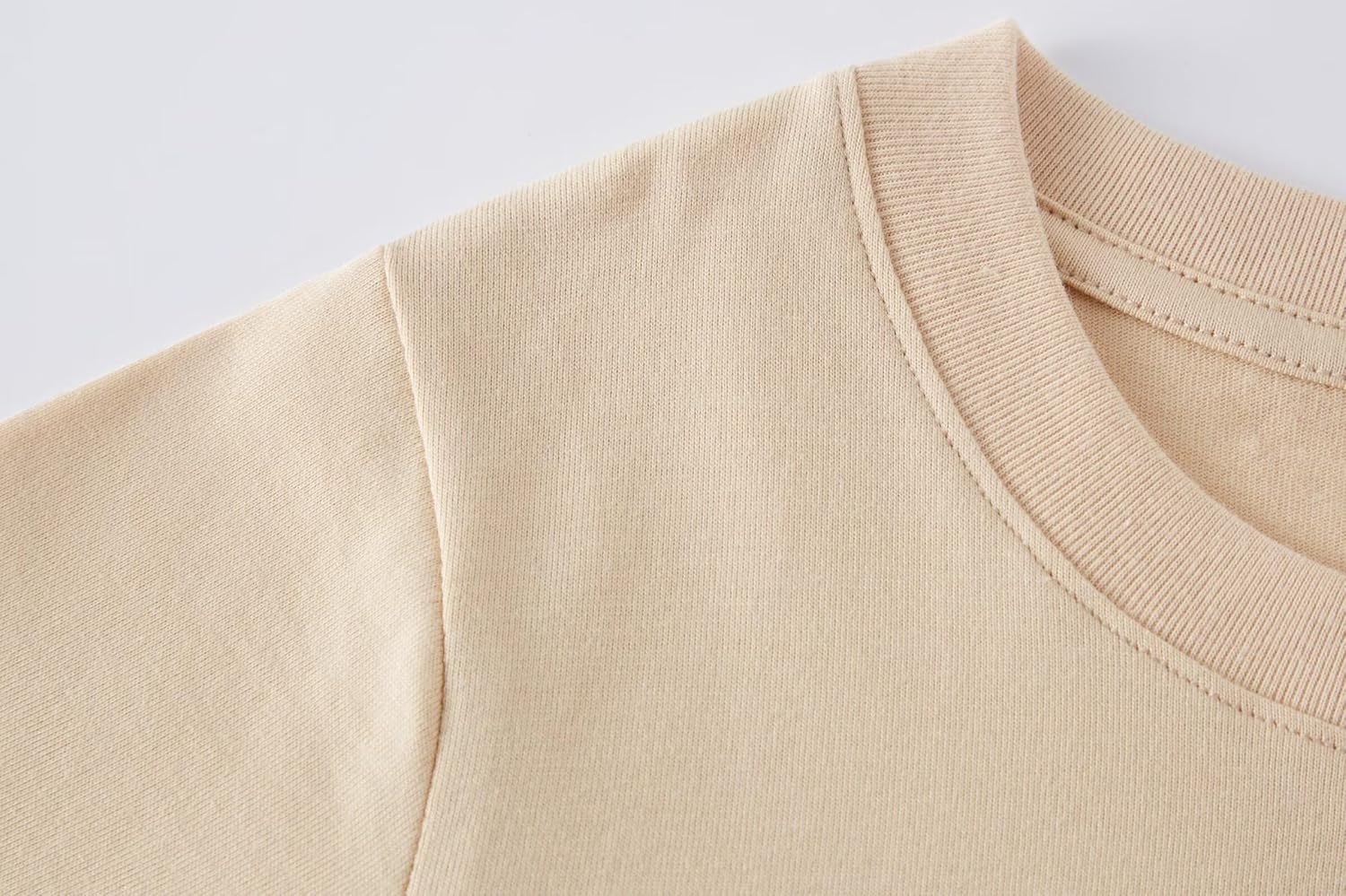 Huata Boys Girls Short Sleeve Tee T-Shirt Crewneck 2 Packs