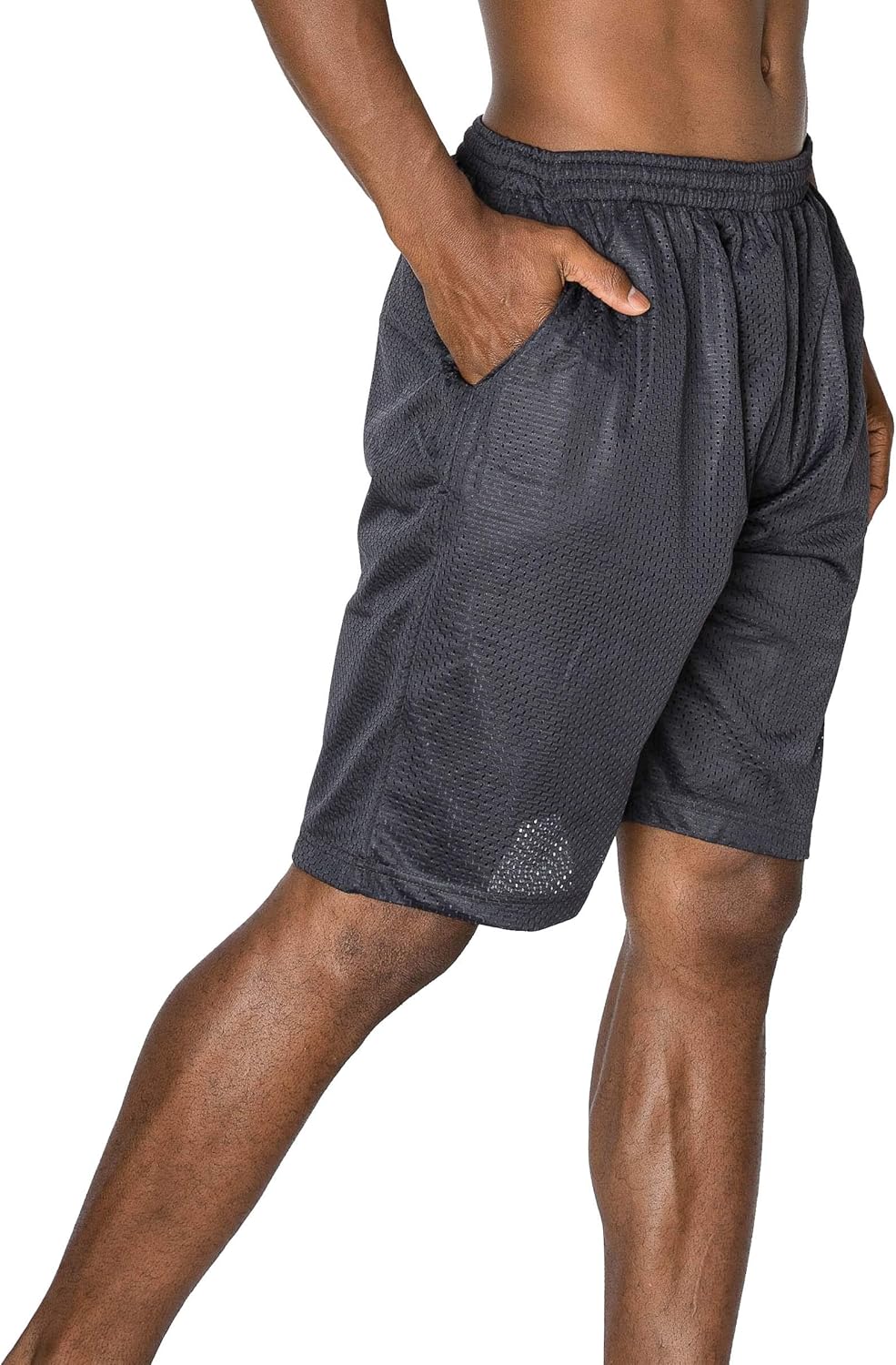 Mens Plain Mesh Shorts