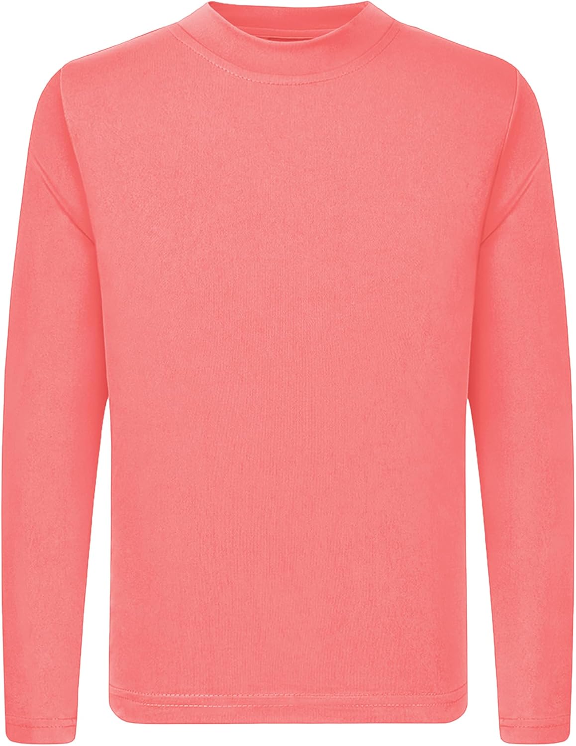 QBK 4T to Youth Neon Shirt Kids UPF 50+ Dry Fit Athletic Long Sleeve T Shirts for Boys and Girls-Moisture Wicking Rash Guard