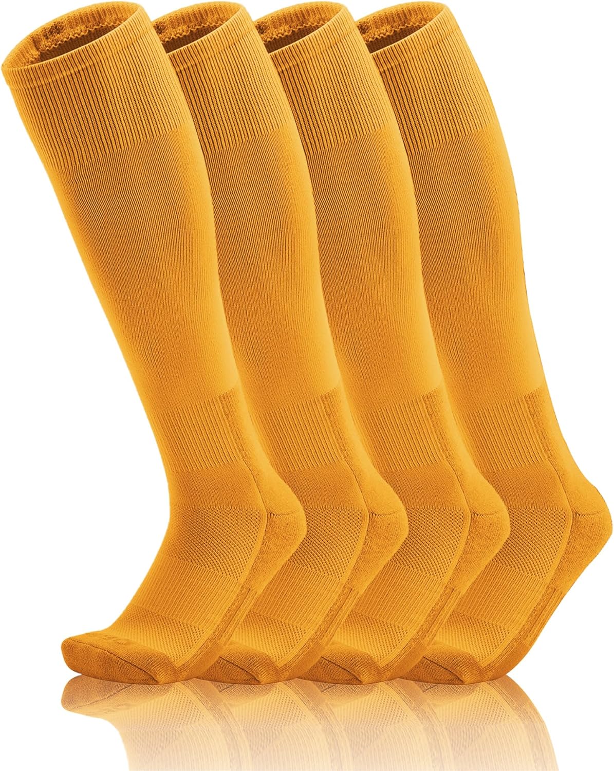 QBK 2 Pairs Toddler To Youth Baseball/Softball Socks - Soccer T-Ball Team Sport Socks For Kids Boys And Girls