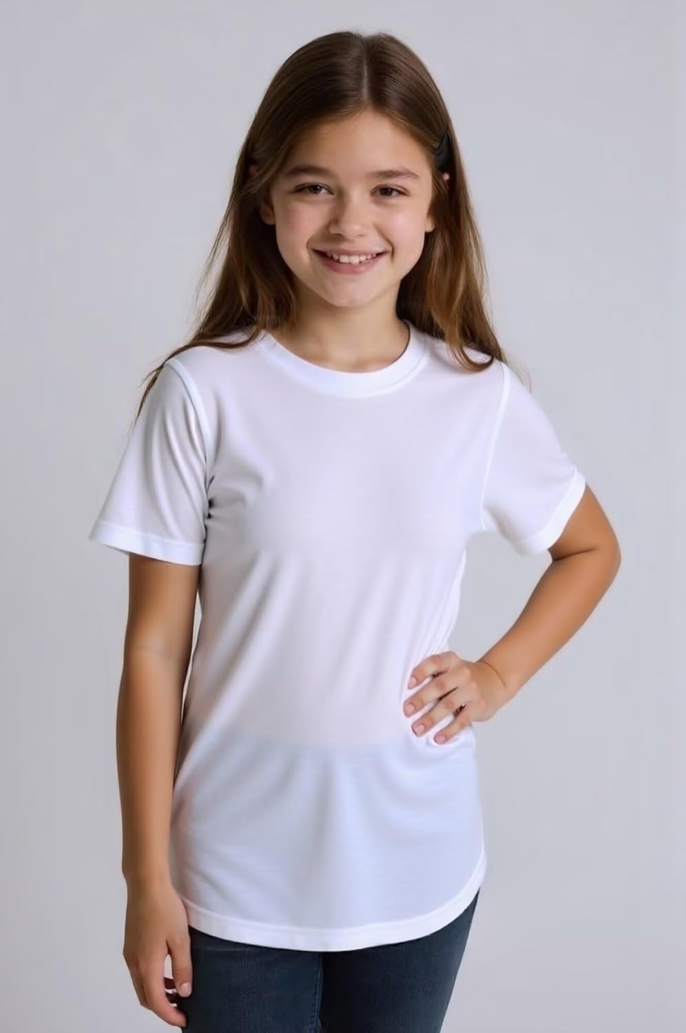 Huata Boys Girls Short Sleeve Tee T-Shirt Crewneck 2 Packs