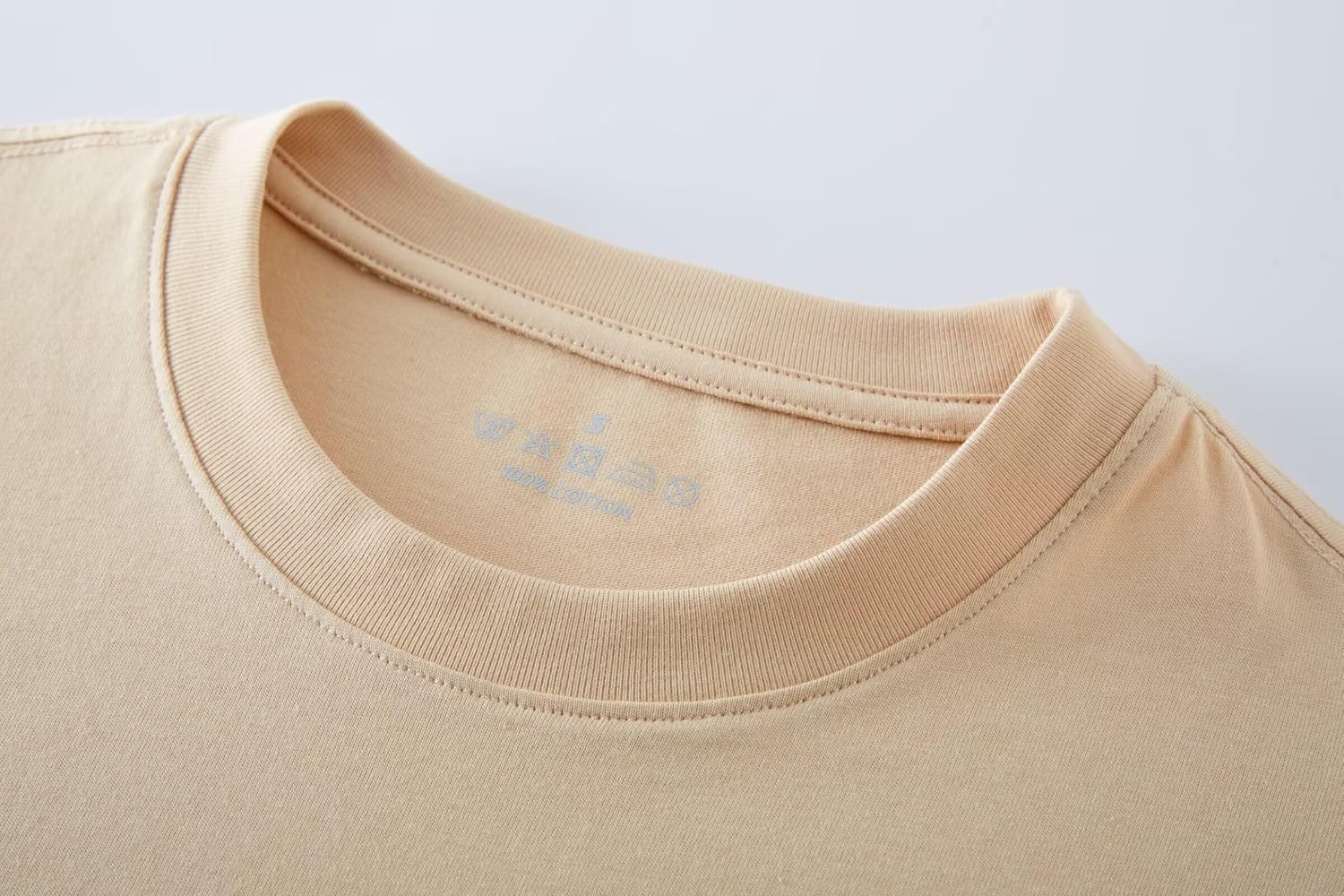 Huata Men's T-Shirt Short Sleeve Crewneck Cotton Tees