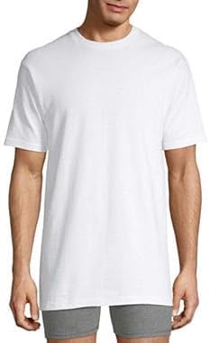 Stafford 4 Pack Heavyweight Tall Crew Necks XLT 100% Heavyweight Cotton Durable Comfort White