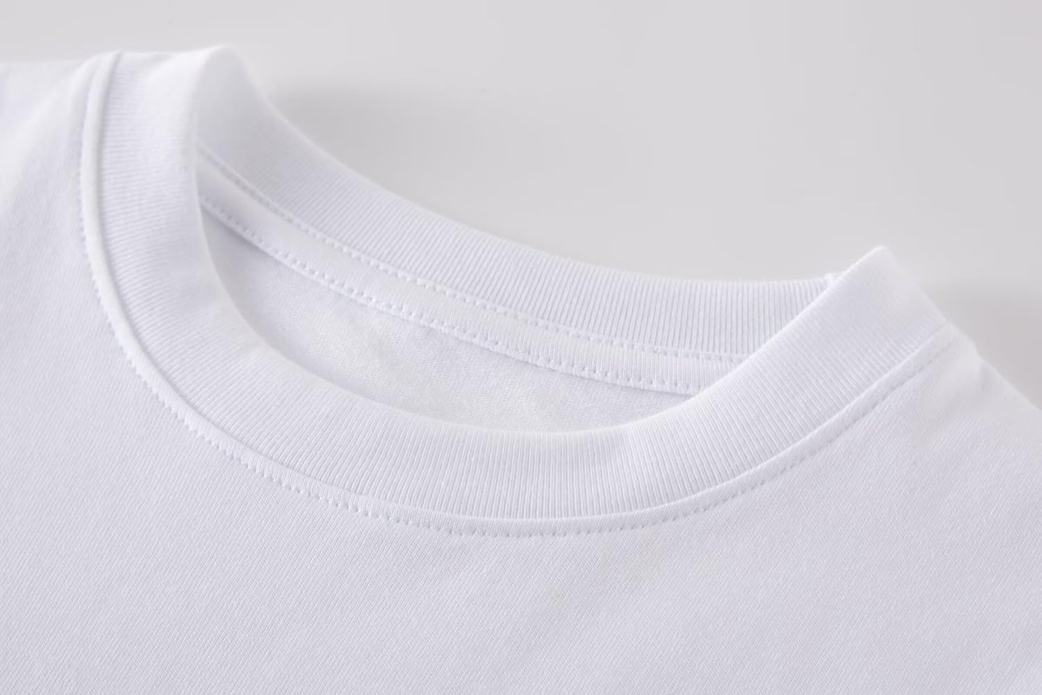 Huata Boys Girls T-Shirt Basic Basic Short Sleeve Crewneck Girls Tee 2 Packs