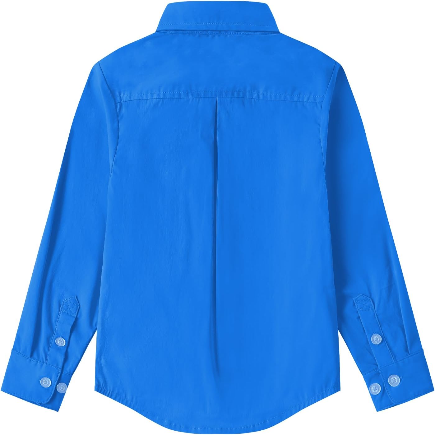 9 Month-16Y Boys' Long Sleeve Button Down Toddler Dress Shirt Oxford Uniform Shirt with Chest Pocket
