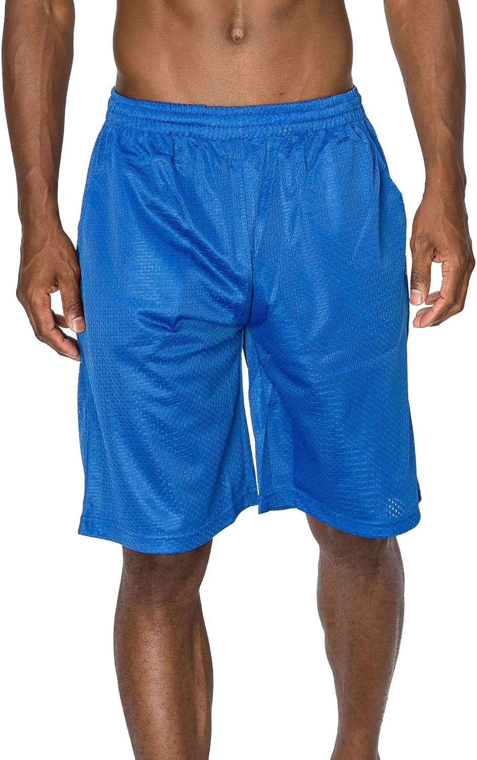 Mens Plain Mesh Shorts