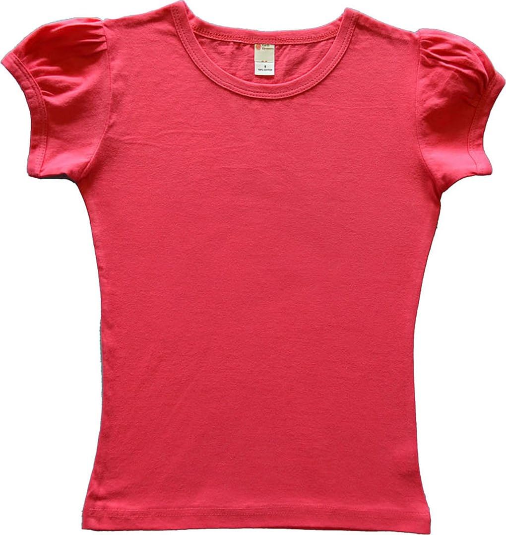 Earth Elements Little Girls’ Knitted Short Sleeve Pleated T-Shirt