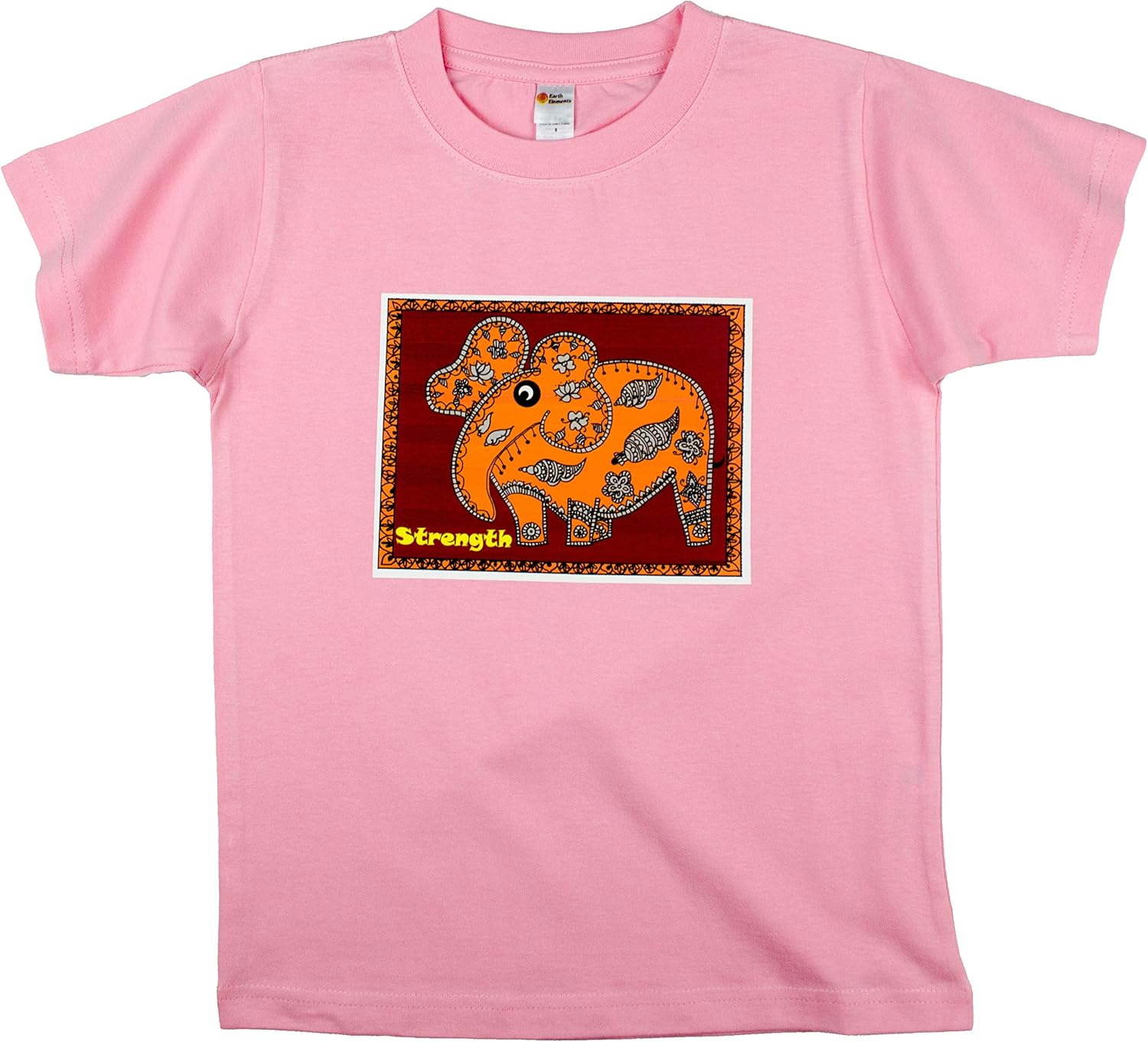 Earth Elements Little Girls’ Short Sleeve T-Shirt - Strength