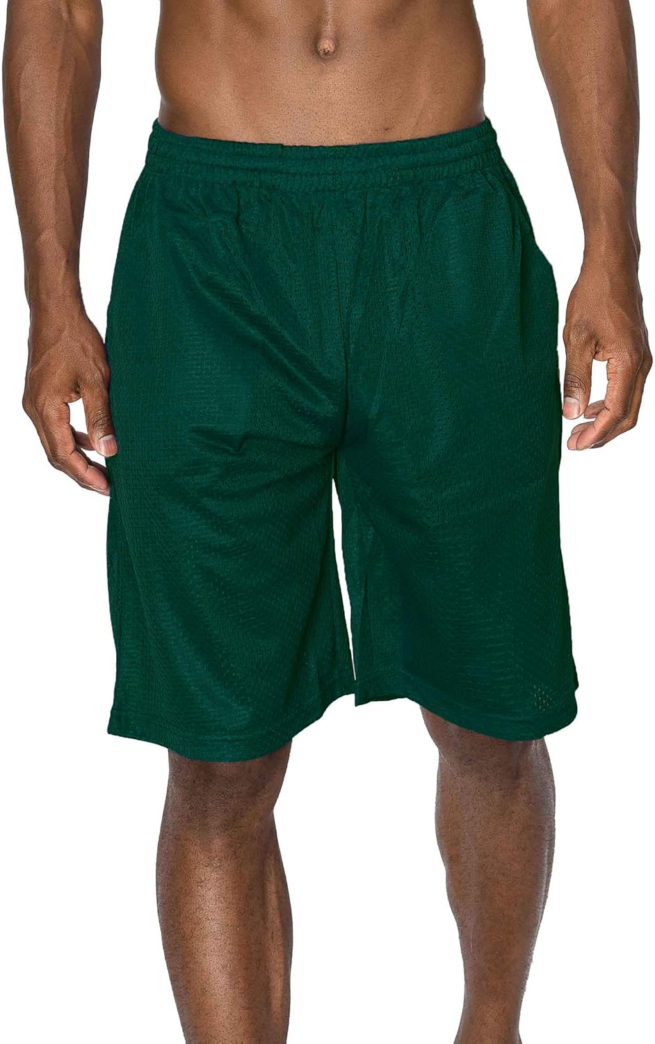 Mens Plain Mesh Shorts