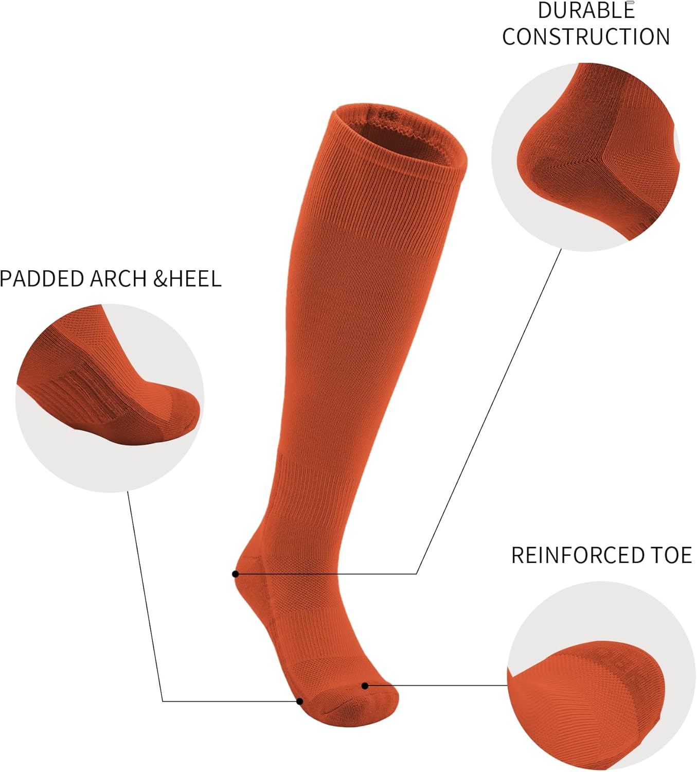 QBK Toddler Baseball Socks And Belt Youth Softball Tee Ball Combo Set for Boy Girl (2 Pairs of Socks & 1 Belt)