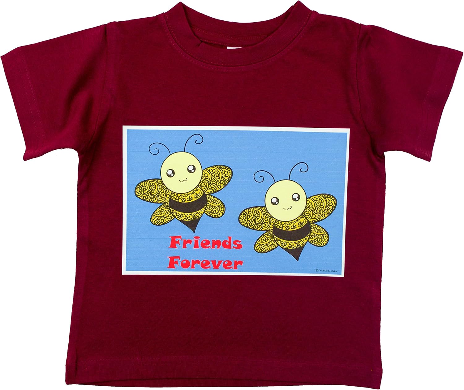 Earth Elements Baby Girls’ Short Sleeve T-Shirt - Friends Forever