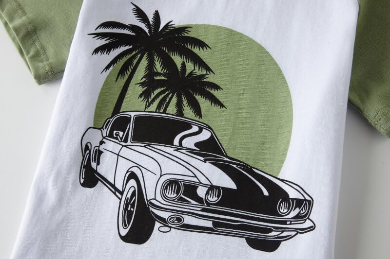 Huata Boys Girls T-Shirt Short Sleeve Crewneck Tee