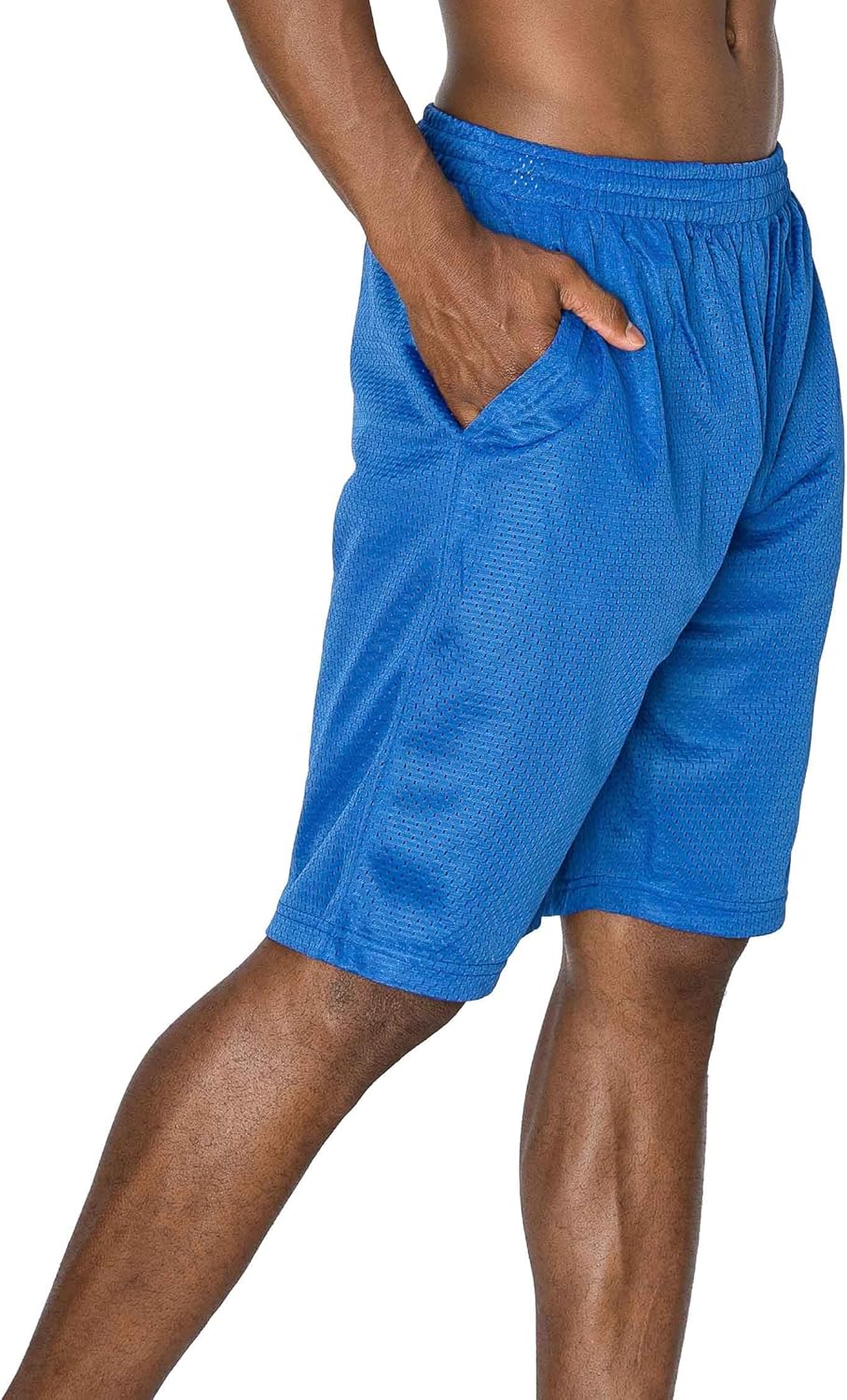 Mens Plain Mesh Shorts